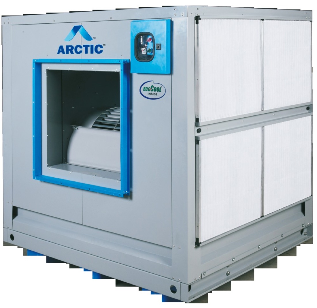 ARCTIC EcoCool ducted evaporative air cooler for cooling large areas economically